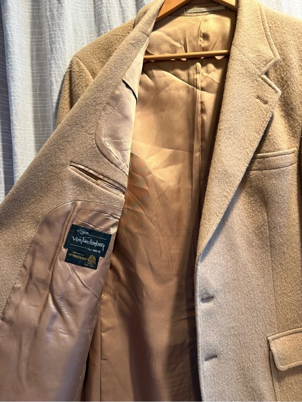 Vintage wool sportcoat by Prince Egon von Fürstenberg made in Yugoslavia 42L